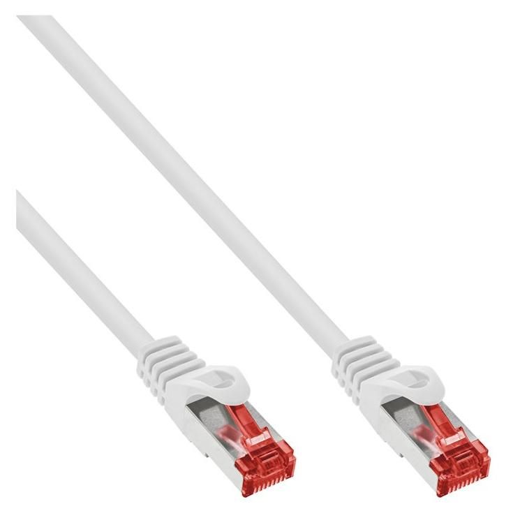 INTOS ELECTRONIC CAT 6 Modular Cable, 5m, White