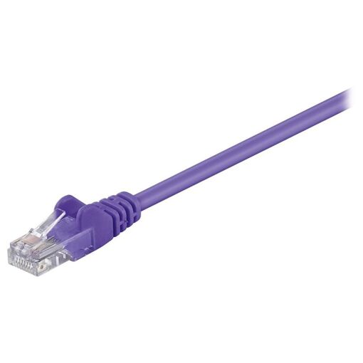 MicroConnect Network Cable - 1.5m UTP CAT 5e - RJ-45 (M) to RJ-45 (M) - Locked - Purple