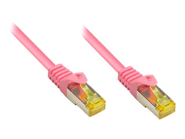 ALCASA Elektronik CAT 7 SFTP Cord, 25m, Magenta