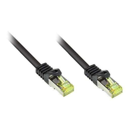 ALCASA Elektronik CAT 7 SFTP Cord, 80m, Black