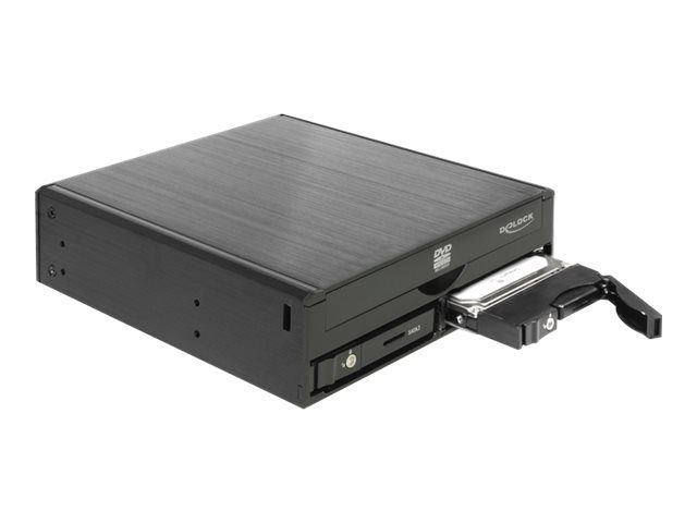 Delock 5.25' Mobile Rack for 1 x 5.25' Slim Drive + 2 x 2.5' SATA HDD/SSD