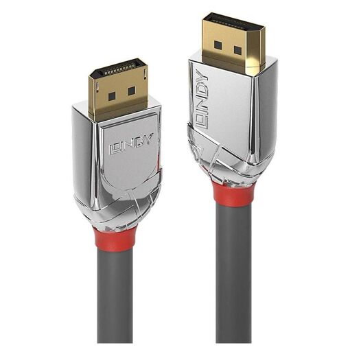Lindy DisplayPort Cable - 50cm, Round, 4K Support