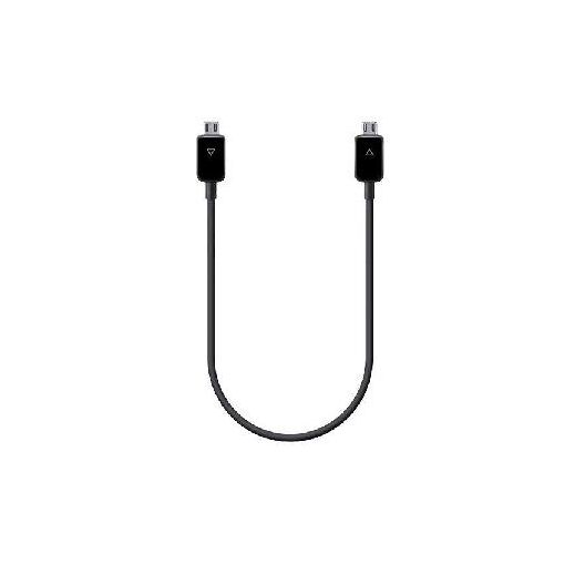 Câble de partage d'énergie Samsung EP-SG900 - Câble USB - Micro-USB Type B (Seul le chargement) Mascul à Micro-USB Type B (Seul le chargement) Mascul - 30 cm - Noir