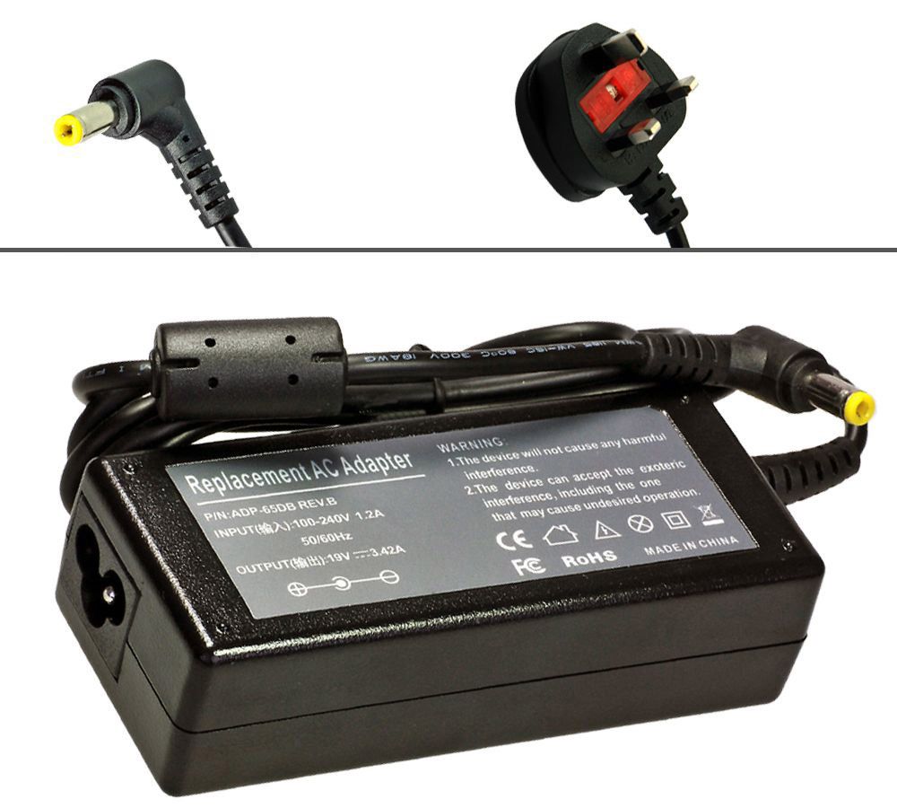 Adaptador de carga Compaq de 65W para la serie EVO N100, con cable