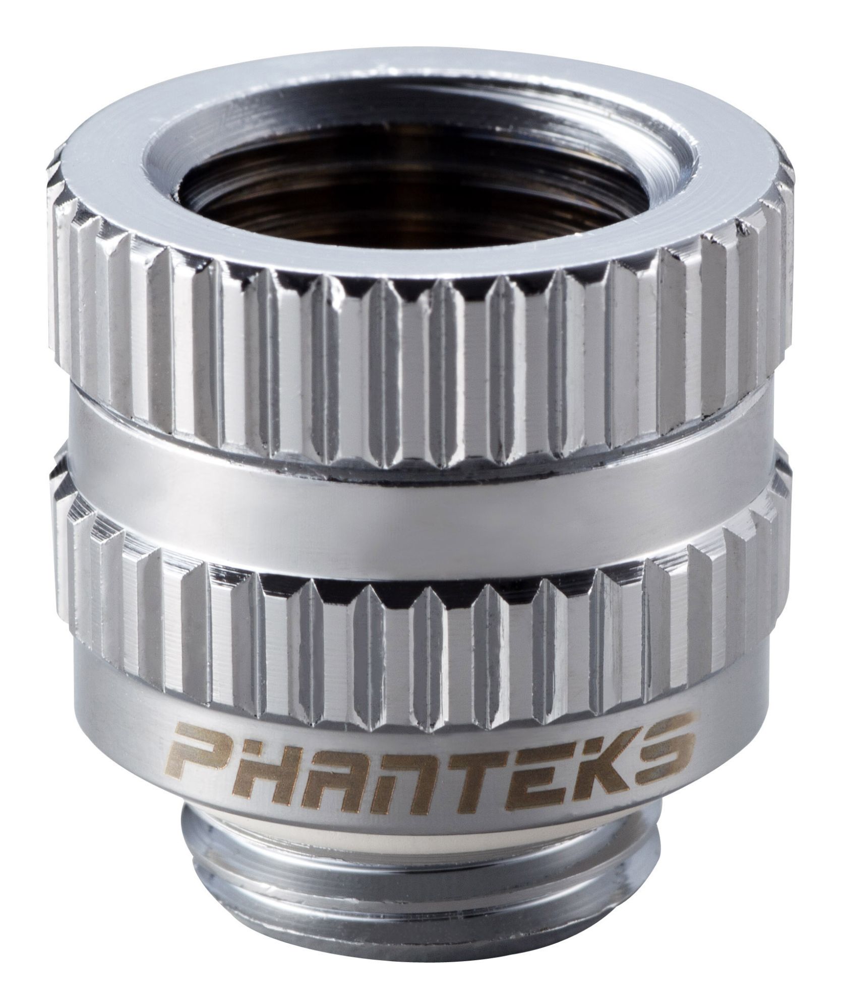Phanteks Chrome Adapter Fitting for Computer Cooling Systems