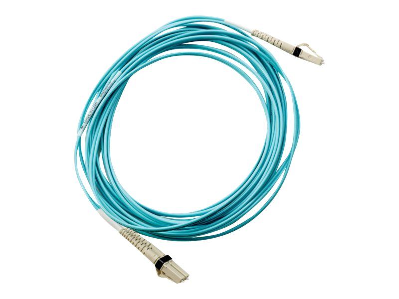 HP Network Cable - LC Multi-Mode (M) to LC Multi-Mode (M) - 1m - Fiber Optic - 50/125 Microns - OM3 - for HPE SN3600B 32, SN6610C 32, SN6710C 64, SN6720C 64, SN6750...