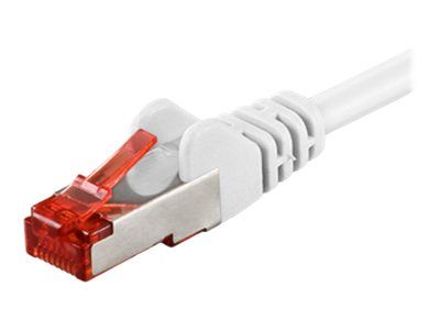 Cable de red Wentronic Goobay de 1,5 m, moldeado SFTP, Cat 6, blanco