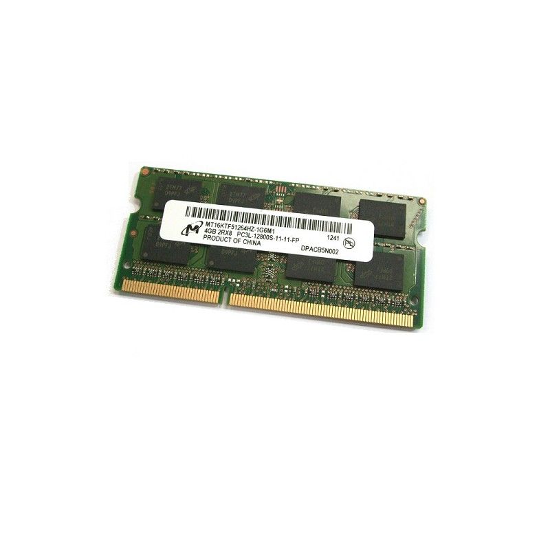 Modulo de memoria Micron 4GB DDR3 SO-DIMM (PC3-12800S, CL11)