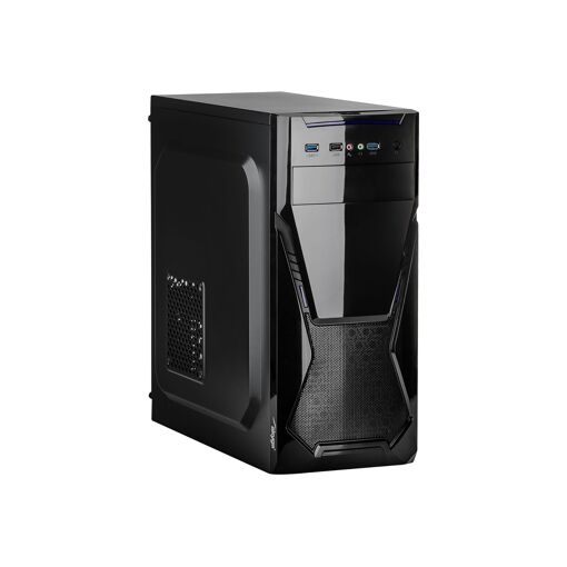 Caja Akyga AK13BK ATX - Negro - USB/Audio