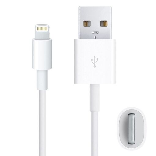 Weweo High-Quality USB Data Sync/Charge Cable for iPhone 8/8 Plus, 7/7 Plus, 6s/6s Plus, 6/6 Plus, 5/5S/5C (1m, White)