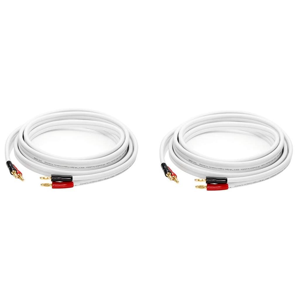 Real Cable High-Quality Speaker Cable - 1.3mm² Copper Wires - 3m