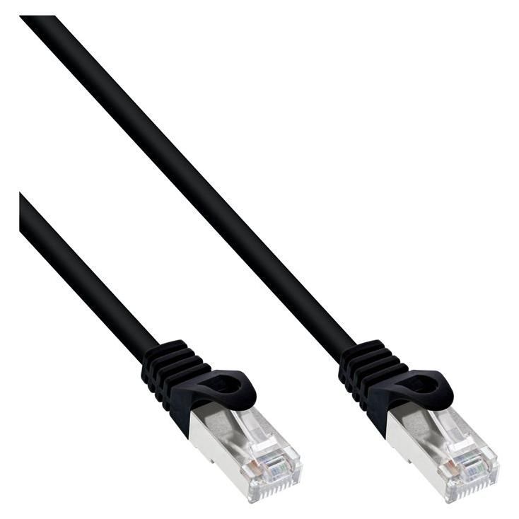 INTOS ELECTRONIC SFTP Cable, 3m, RJ-45 (M) to RJ-45 (M), CAT 5e, Black
