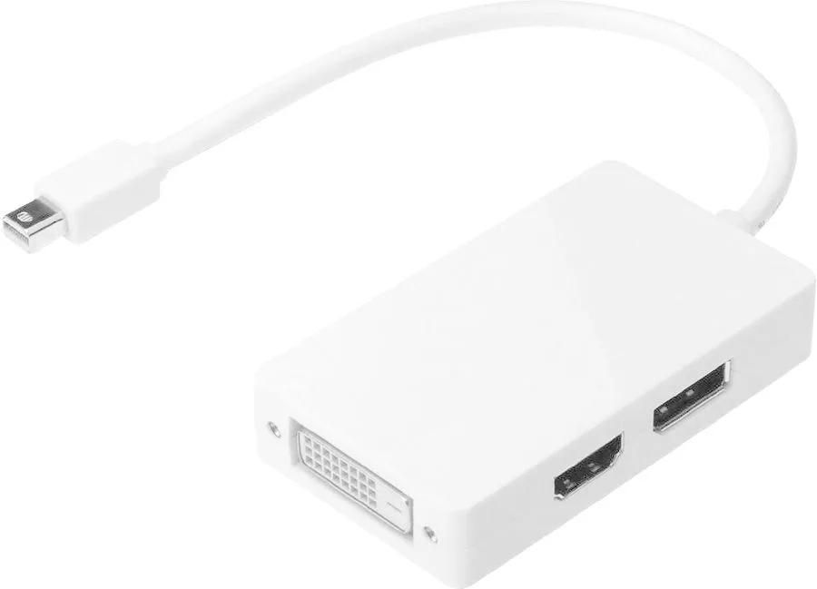 Lineaire Mini DisplayPort to HDMI/DVI/DisplayPort Adapter - 10cm
