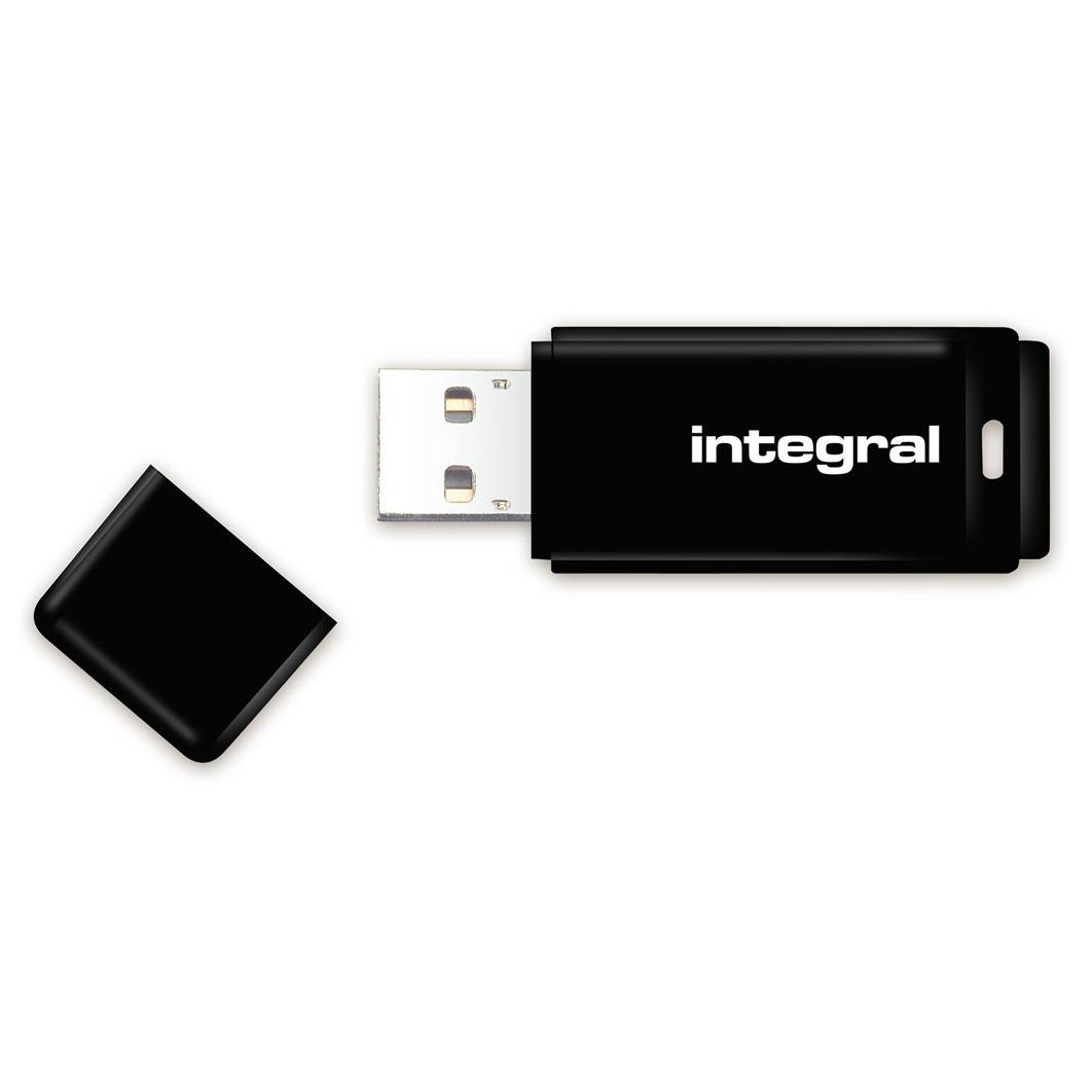 Integral 16GB USB 2.0 Flash Drive - Black