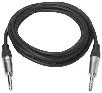 VivoLink Audio Cable - 50cm Mono Male to Mono Male - Black