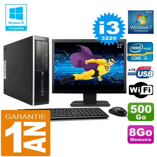 PC de escritorio HP Compaq Elite 8300 SFF - Intel Core i3, 8 GB de RAM, 500 GB HDD, WiFi