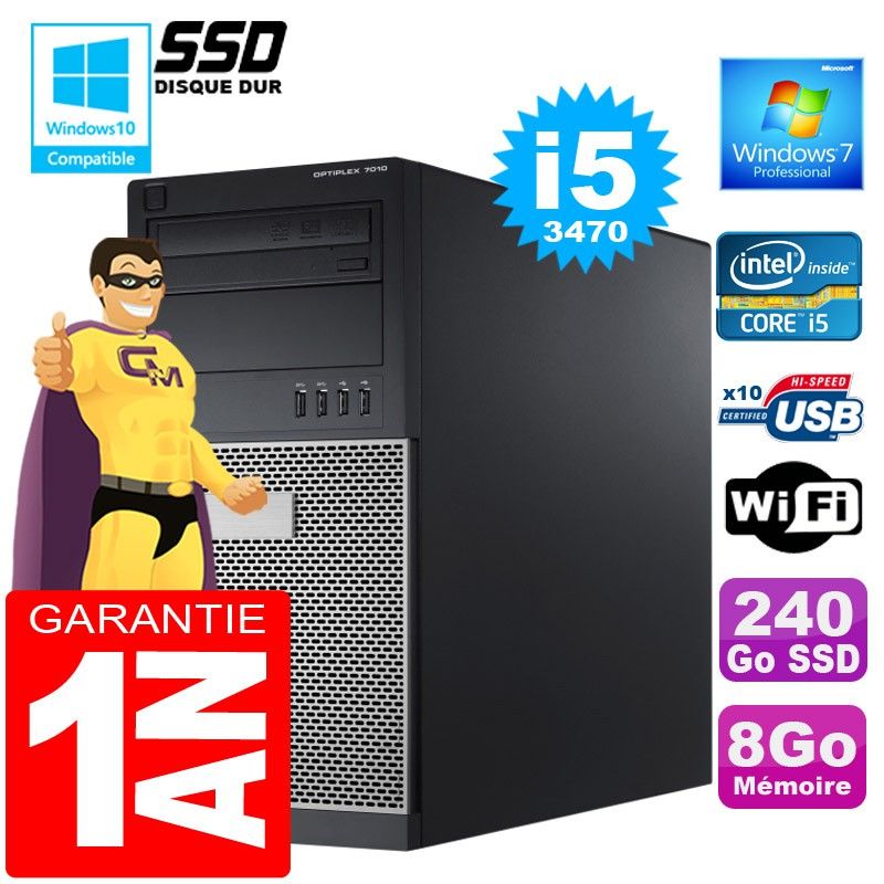 Dell 7010 MT (Tower) Core i5-3470 PC