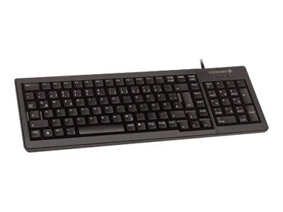 Cherry XS Complete G84-5200 Keyboard - PS/2, USB - Switzerland - Black