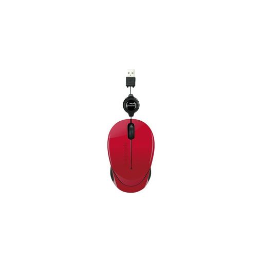 D-Link Systems Beenie Wired USB Mouse, Red