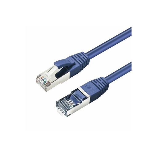 Cable de red MicroConnect - 10 m, CAT 6, par pair trenzada blindada (SSTP), RJ-45 (M) a RJ-45 (M), sin halógeno, azul