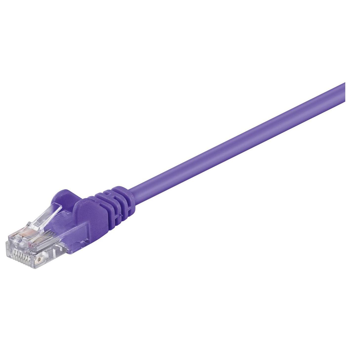 MicroConnect Cat5e UTP Cable, 5m, Violet