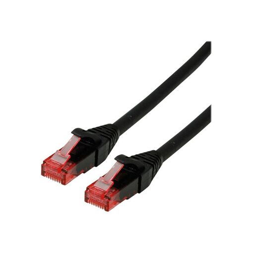 Câble de connexion Secomp CAT 6, 1 m, noir