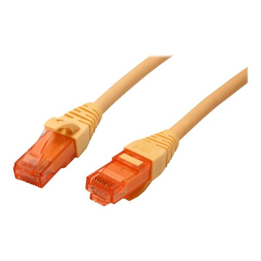 Câble Secomp UTP CAT 6 RJ-45, 30 cm, Jaune