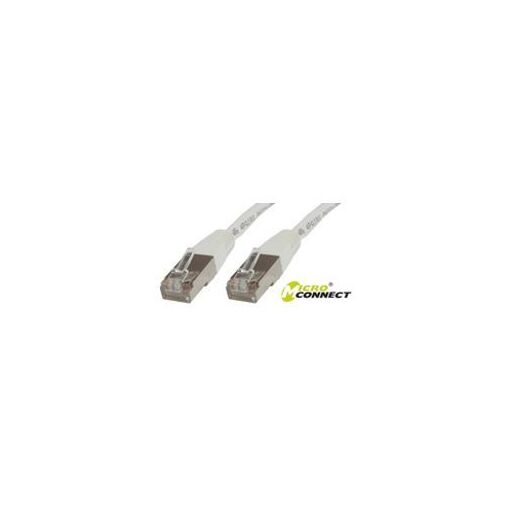 MicroConnect Network Cable - 5m, Cat6, Shielded Twisted Pair (SSTP), RJ-45 (M) to RJ-45 (M), Halogen Free, White