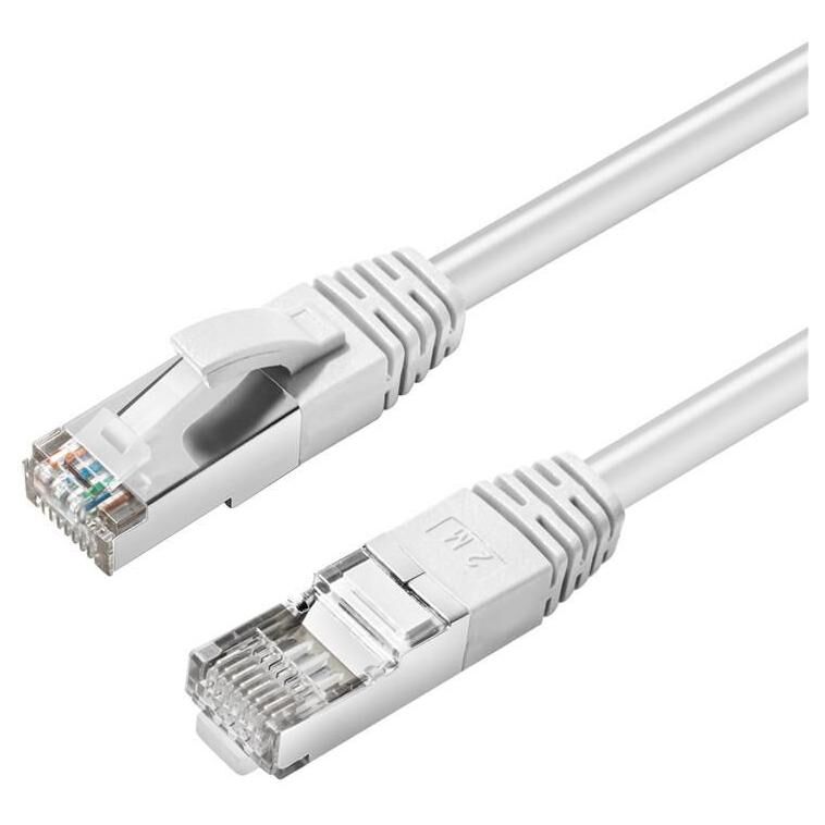 MicroConnect Cat6 S/FTP (S-STP) Network Cable, 1.5m, White