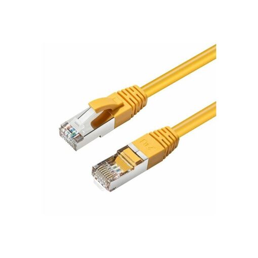MicroConnect Network Cable - 1m, RJ-45 (M) to RJ-45 (M), Shielded Twisted Pair (SSTP), CAT 6, Halogen-Free, Locked - Yellow