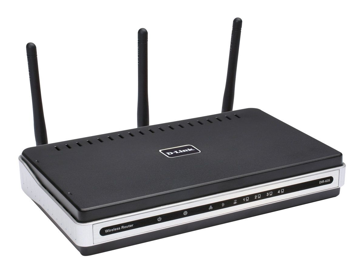 D-Link RangeBooster N DIR-635 - 4-Port Wireless Router 2.4GHz