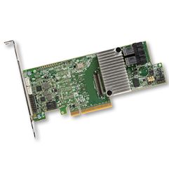 LSI MegaRAID SAS 9361-8i - Low Profile Storage Controller (RAID) - SATA 6Gb/s / SAS 12Gb/s - RAID 0, 1, 5, 6, 10, 50, 60 - PCIe 3.0 x8