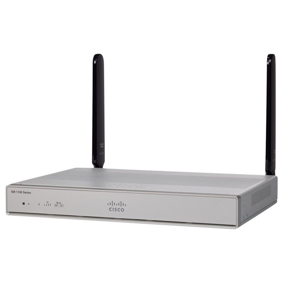 Cisco Integrated Services Router 1111 - Router - 8-Port Switch - 1GbE - 2 WAN Ports - Wi-Fi 5