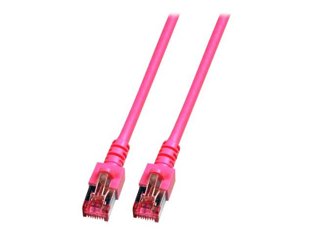 EFB-Elektronik RJ-45 to RJ-45 Cable - 0.25m - SFTP CAT6 - Halogen-Free - Magenta