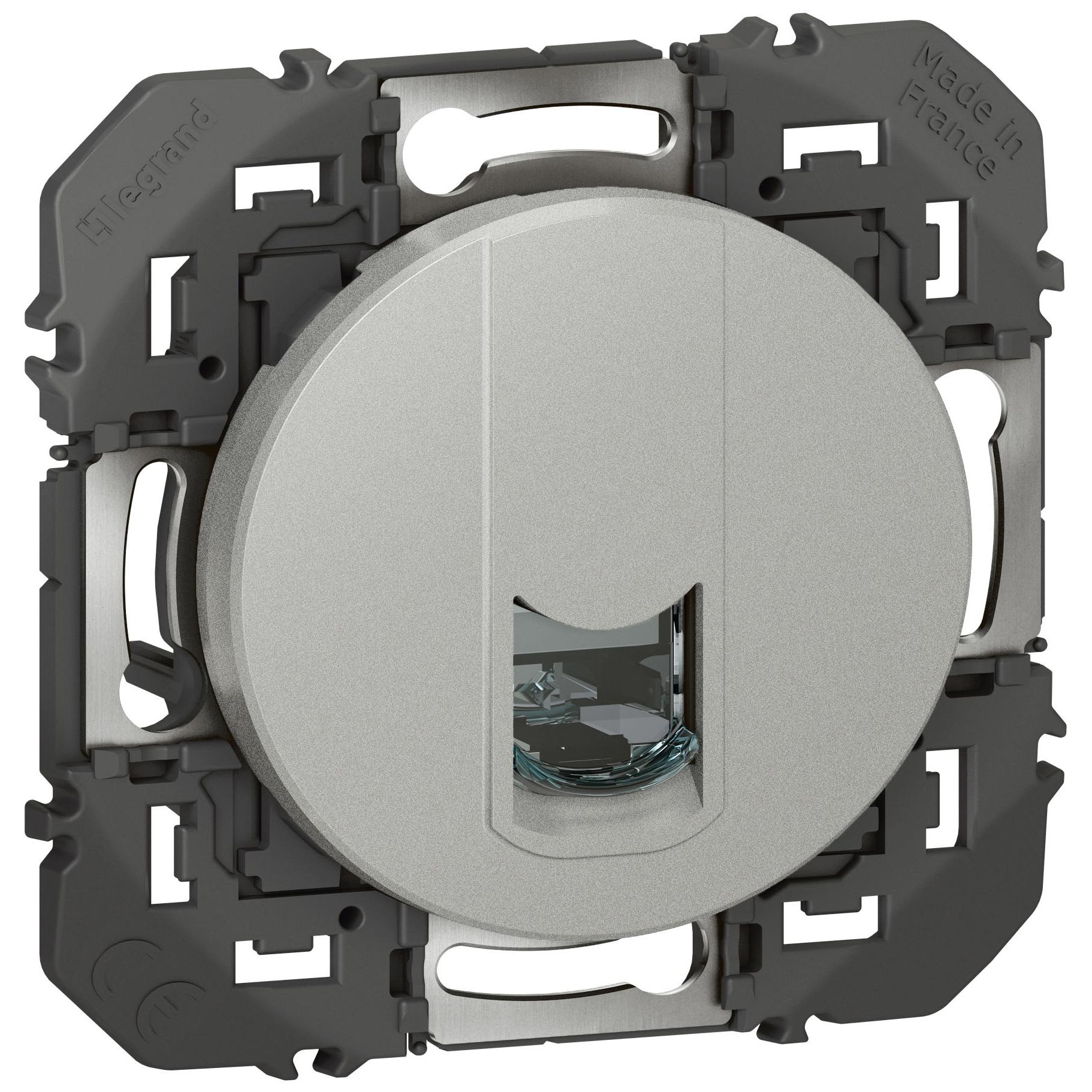 Legrand 0 952 55 Power Outlet, Aluminium