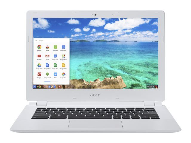 Portátil Acer Chromebook CB5-311-T8BT - Procesador Tegra K1 CD570M-A1 / 2.1 GHz - Chrome OS - 4 GB RAM - 32 GB eMMC - Pantalla 13,3" HD (1366 x 768) - Kepler - Wi-Fi - Blanco