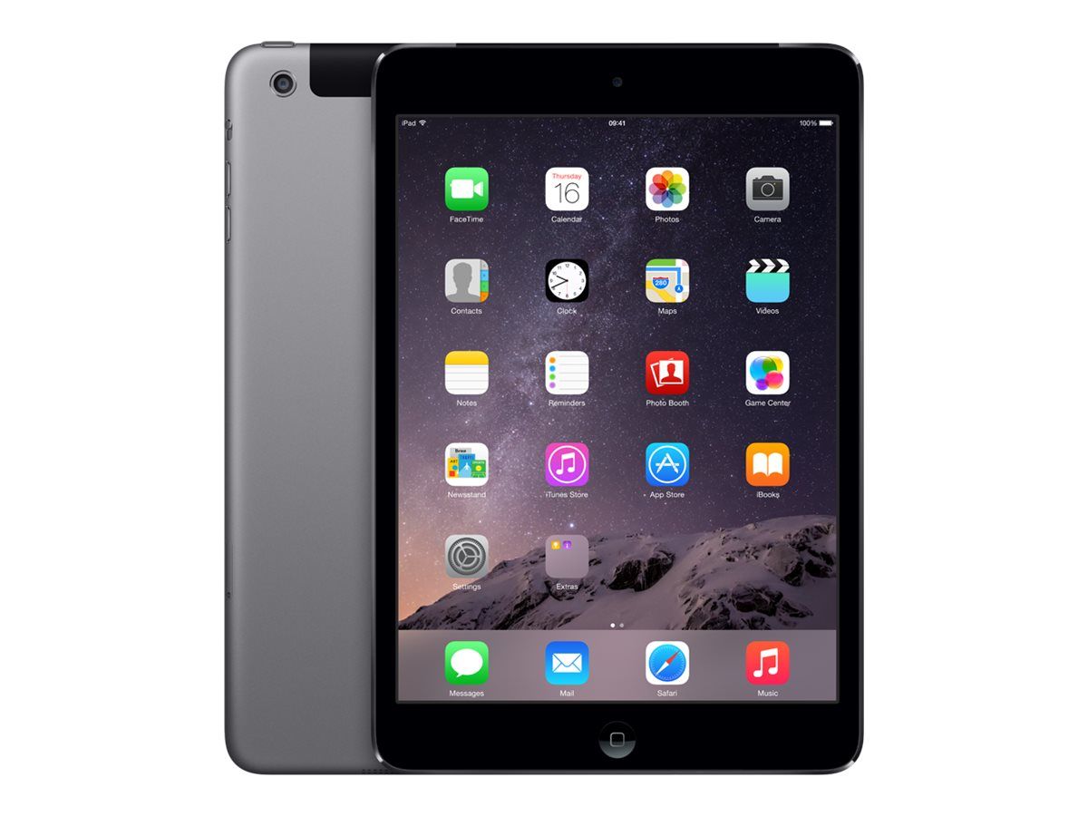 Apple iPad mini Wi-Fi + Cellular 16GB Black 7.9-inch