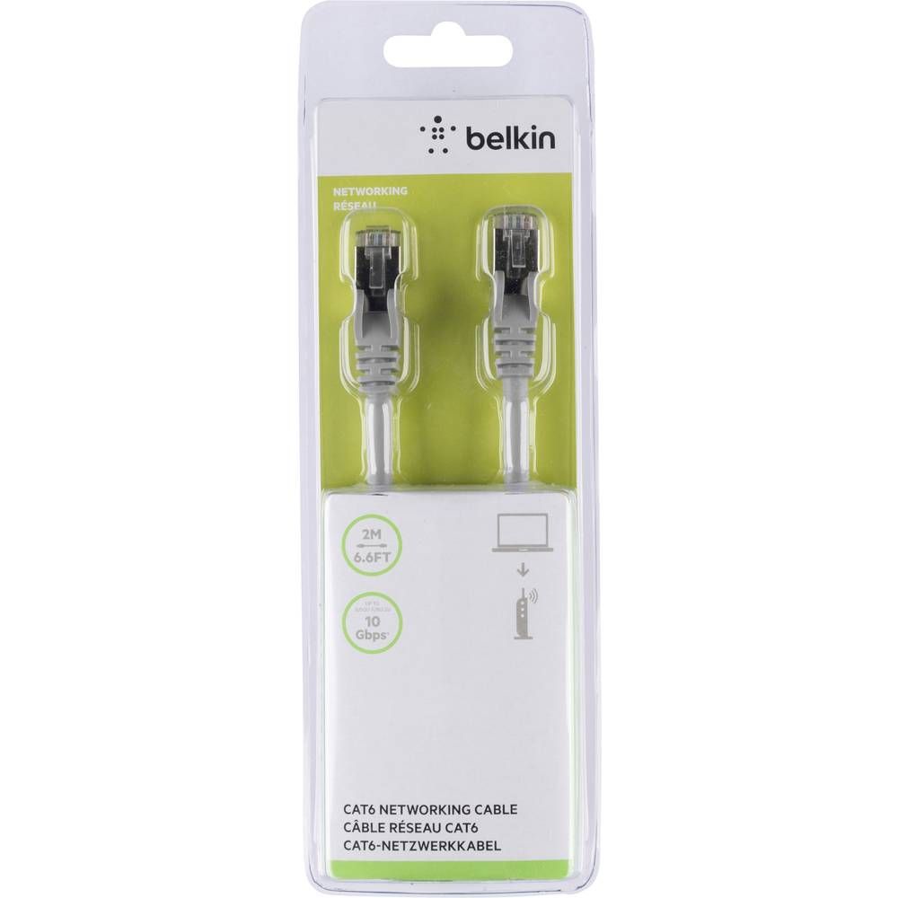 Belkin CAT 6 RJ-45 to RJ-45 Cable, 2m