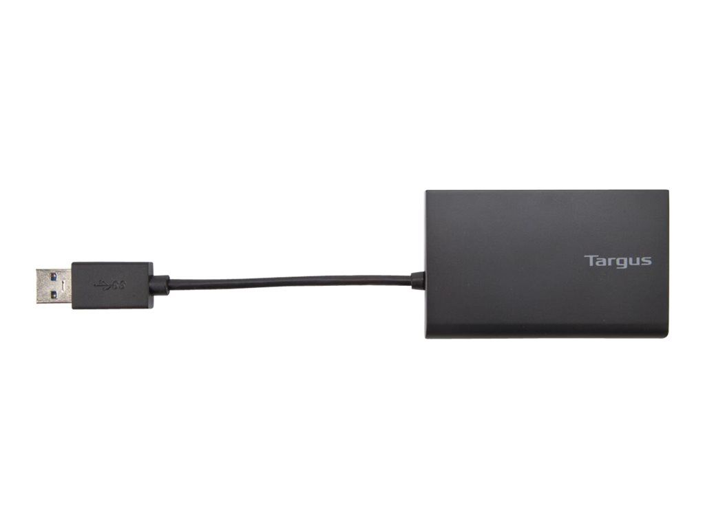 Targus 3-Port USB 3.0 SuperSpeed Hub with Ethernet