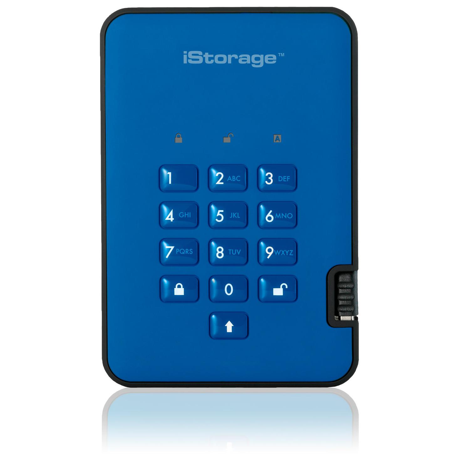 iStorage diskAshur² - 4TB Encrypted SSD - Portable External Drive - USB 3.1 - TAA Compliant