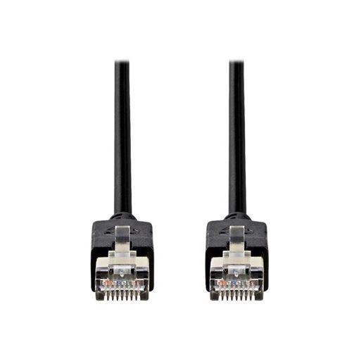 Câble réseau Nedis - 1 m, Cat6, paire torsadée écrantée (F/UTP), RJ-45 (M) à RJ-45 (M), rond, anthracite