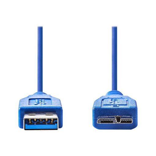 Cable USB Nedis - 1 m, Redondo, Azul