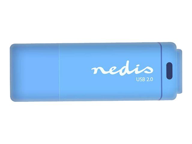Clé USB Nedis 32 Go USB 2.0 - Bleu