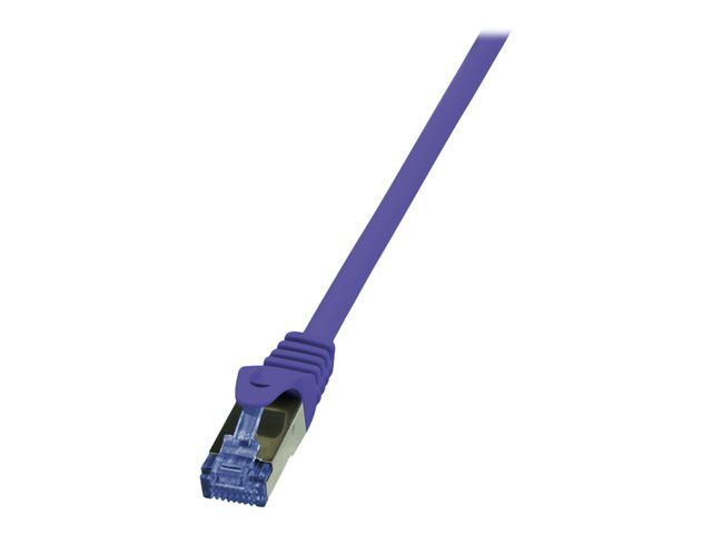 2direct CAT 6a SFTP Cable, 50cm, Purple