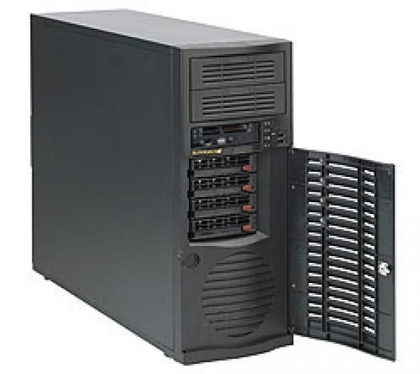 Super Micro Computer SC733 TQ-668B - Tower - Extended ATX - SATA/SAS - Hot-Swap 668W - Black - USB