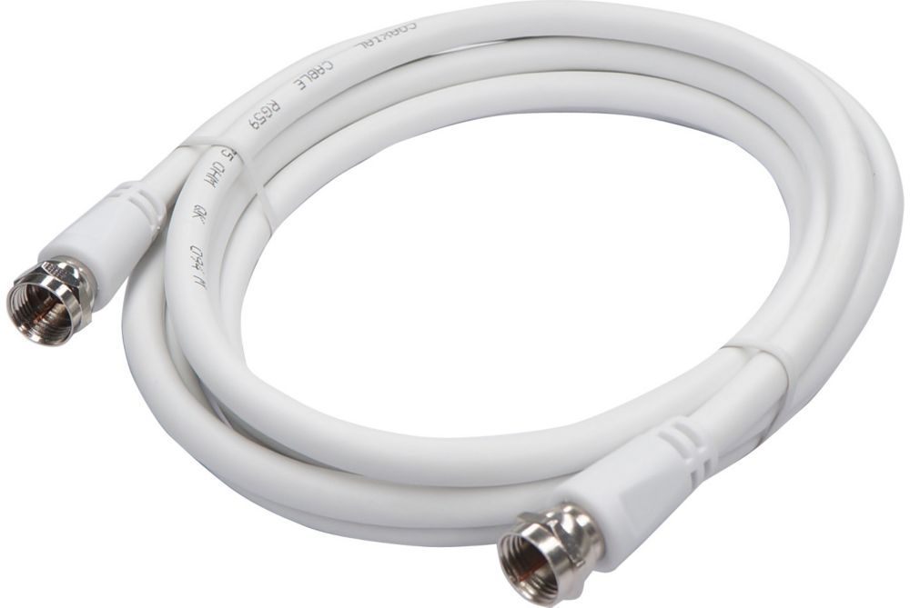 Listo 2M00 TV/Satellite Antenna Cable (Male F/Male F)