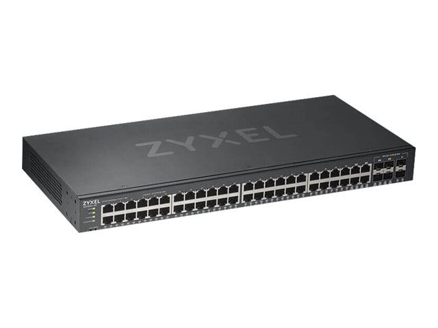 ZyXEL GS1920-48v2 - Smart Switch - 48x 10/100/1000 + 4x Combined Gigabit SFP + 2x Gigabit SFP