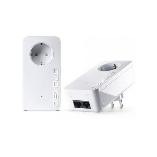 Kit de inicio Devolo dLAN 550 duo+ - Puente - HomePlug AV (HPAV) - Montaje en pared (2 unidades)