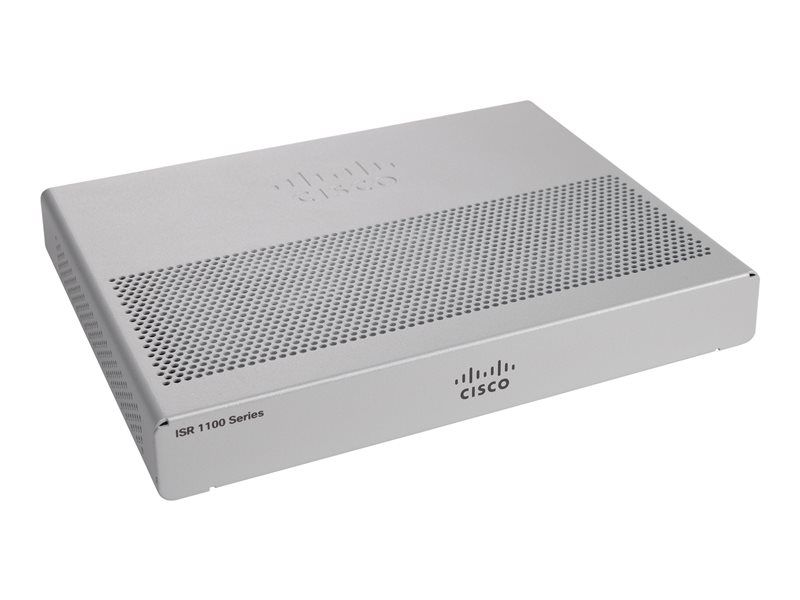 Cisco Integrated Services Router 1101 - Conmutador de 4 puertos - 1GbE - Montable en rack