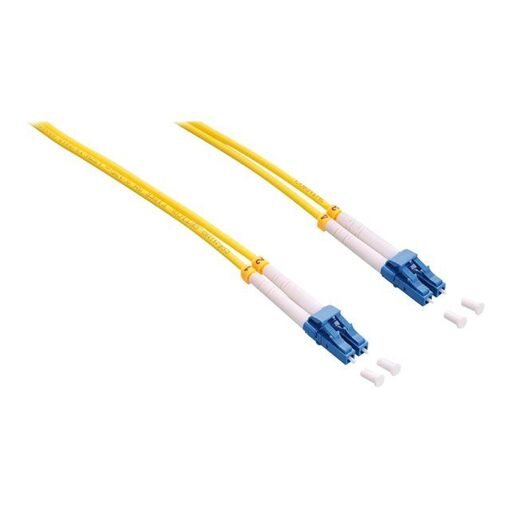 Câble en fibre optique 2m 2direct, LC (M) vers LC (M), Duplex, OS2, Jaune
